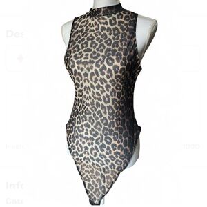 SHEIN Animal Print Bodysuit
